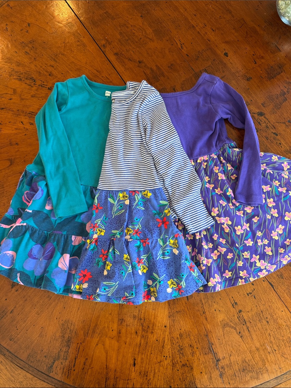 3 - Tea Collection long sleeve twirl dresses